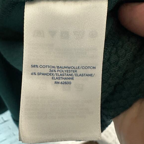 Land’s End women’s knit cardigan textured packets aqua coastal grandma plus size - Picture 4 of 9